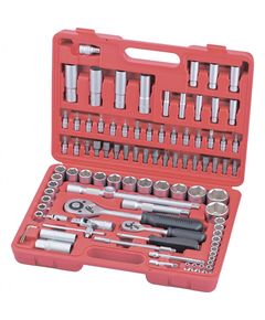 Набор слесарно-монтажный 1/4", 1/2" 94 предмета MATRIX 13580, фото  - Метэкс