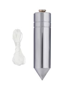 Отвес цилиндрический 400 г шнур 5 м MATRIX 84889, фото  - Метэкс