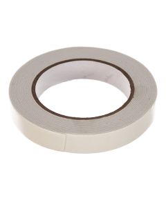 Лента клейкая на вспененной основе двусторонняя белая 19 мм х 5 м MATRIX 89080, фото  - Метэкс