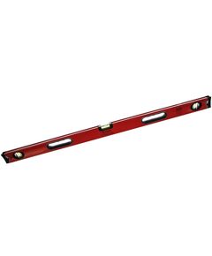 Уровень алюминиевый 1000 мм 3 глазка ударопрочные заглушки двухкомпонентные ручки MATRIX 34308, фото  - Метэкс