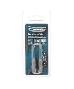 Набор бит торсионных PH1 x 50 мм для ударных шуруповертов 2 шт GROSS 11485, фото  - Метэкс