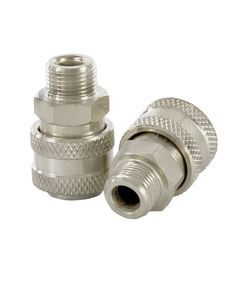 Муфта универсальная быстросъемная ("мама") 3/8 внешняя резьба 2 шт STELS 57057, фото  - Метэкс