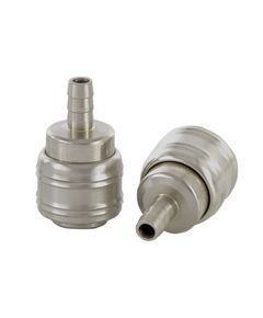 Муфта универсальная быстросъемная ("мама") 3/8 со штуцером "елка" под шланг 8 мм 2 шт STELS 57058, фото  - Метэкс