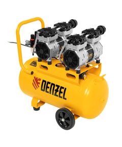 Компрессор прям. привод безмасляный (1,5 кВт, 260л/мин, 50л, 230В) DENZEL DLS1500/50 (58027), фото  - Метэкс