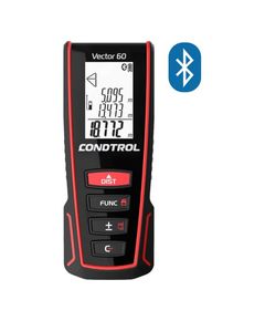 Дальномер лазерный (дальн. 60 м, погрешн. 1,5 мм, класс 2) Vector 60 CONDTROL 1-4-104, фото  - Метэкс