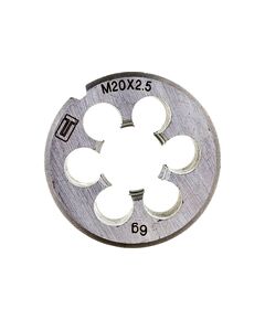 Плашка ручная М20 х 2.5 мм 9ХС СИБРТЕХ 77058, фото  - Метэкс
