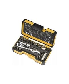 Набор бит SL/PZ/PH и метрических головок с мини трещоткой в кейсе 14 шт FELO 05771806, фото  - Метэкс