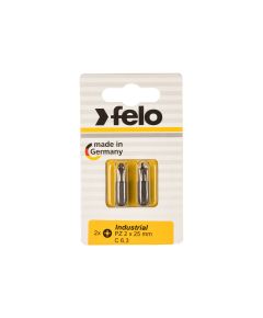 Бита PZ2 х 25 мм 2 шт FELO 02102036, фото  - Метэкс