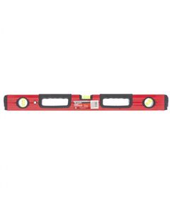 Уровень алюминиевый 600 мм фрезерованный 3 глазка 2 эргономичные ручки MATRIX 33221, фото  - Метэкс