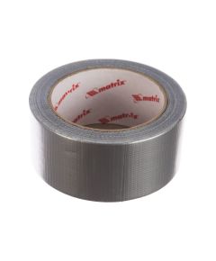 Лента армированная влагостойкая 48 мм х 25 м серебристая MATRIX 89068, фото  - Метэкс