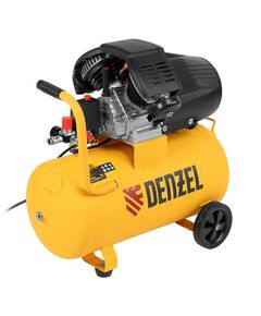 Компрессор прям. привод масляный (1,8 кВт, 320л/мин, 50л, 230В) DENZEL DCV1800/50 (58168), фото  - Метэкс