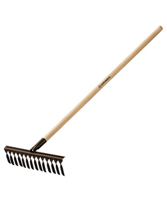 Грабли садовые 14 зубцов 445х95х1300мм углерод.сталь GRINDA GS-14 WOOD 39581-14, фото  - Метэкс