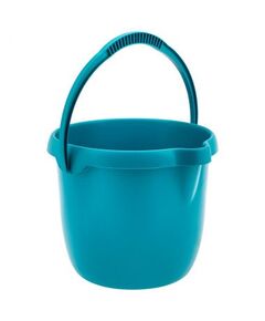 Ведро пластмассовое круглое 12л, бирюзовое, Home// PALISAD 929575, фото  - Метэкс