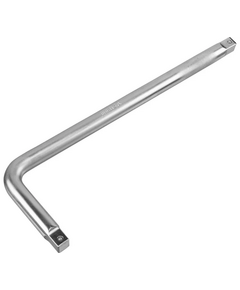 Вороток 3/4" CrV Г-образный 450 мм квадрат матовый хром DENZEL 14069, фото  - Метэкс