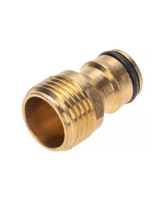 Адаптер латунный 1/2" внешняя резьба ЧЕТЫРЕ СЕЗОНА 62-0276, фото  - Метэкс