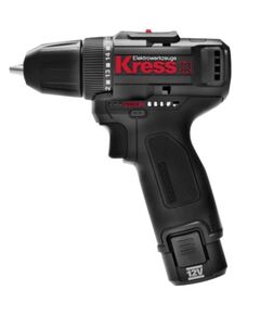 Дрель-шуруповерт аккум. KRESS б/щ (2 а/б 2А*ч 12В, ЗУ) KU202.1 (KU202.1), фото  - Метэкс