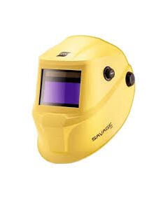 Маска сварщика SAVAGE A40 9-13 Желтая, сменные батареи 0700000491, фото  - Метэкс