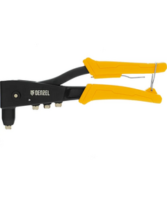 Заклепочник ручной, 255 мм, литой, усиленный, заклепки 2,4-3,2-4,0-4,8 мм DENZEL 40441, фото  - Метэкс