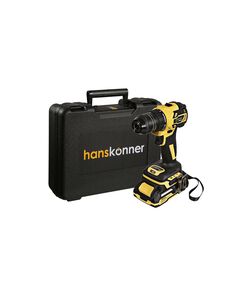 Дрель-шуруповерт аккум. HANSKONNER б/щ (2 а/б 2А*ч 18В, ЗУ) HCD2065C (HCD2065C), фото  - Метэкс