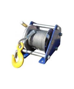 Лебедка ручная барабанная тросовая (0,5 т, 25 м) TOR GR-500 1005972, фото  - Метэкс