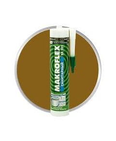 Герметик силиконовый санитарный коричневый 290 мл MAKROFLEX SX101, фото  - Метэкс