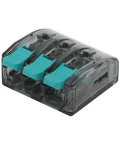 Клемма соединительная 3-х проводная 0,5-4мм2 (NO-224-47), фото  - Метэкс