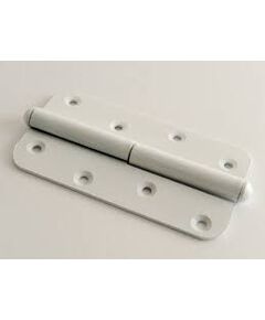 Петля накладная ПН1-130-Л белый (пол), фото  - Метэкс