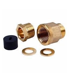 Сальник с резьбой 1/2 для ввода кабеля в трубу PROconnect 51-0610-1, фото  - Метэкс