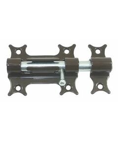 Задвижка дверная фигурная ЗДФ (L-92 мм) цинк, фото  - Метэкс