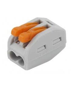 Клемма соединительная 3-х проводная 0,08-2,5мм2  (NO-222-18), фото  - Метэкс