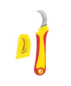 Нож монтажника, нерж.сталь. изогнутое лезвие REXANT 12-4937, фото  - Метэкс