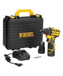 Дрель-шуруповерт аккум. DENZEL б/щ (1 а/б 2А*ч 12В, ЗУ) CDH-BL-12 (26108), фото  - Метэкс