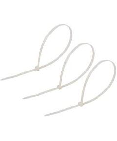 Хомут-стяжка нейлоновая 200x3,6 мм, белая 25 шт/уп  REXANT 07-0200-25, фото  - Метэкс