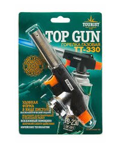 Горелка газовая TOP GUN на баллон с пьезоподжигом TOURIST TT-330, фото  - Метэкс