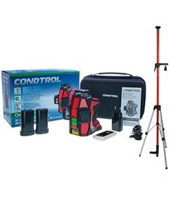 Уровень лазерный CONDTROL Omniliner 3DG + ПОДАРОК штатив-штанга CONDTROL Pillar (1-4-996), фото  - Метэкс