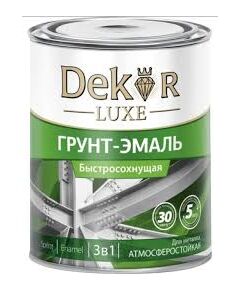 Грунт-эмаль Dekor по ржавчине 3в1 черная  1,9 кг, фото  - Метэкс