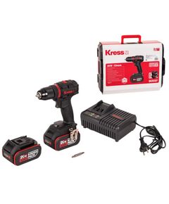 Дрель-шуруповерт аккум. KRESS б/щ (2 а/б 4А*ч 20В, ЗУ) KUA71 (KUA71), фото  - Метэкс