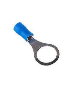 Наконечник кольцевой изолированный ø 10.5 мм 1.5-2.5 мм² (НКи 2.5-10) синий REXANT 10шт/уп, фото  - Метэкс