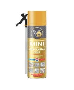 Пена бытовая V6 MINI всесезонная 350гр, фото  - Метэкс