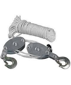 Полиспаст 2-блочный 200 кг 20 м канат TOR 1005956, фото  - Метэкс