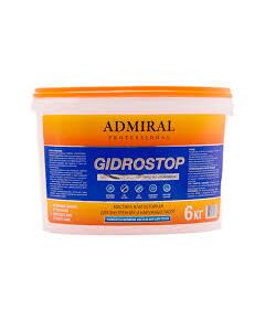 Мастика Gidrostop гидроизоляция акрил 6 кг ADMIRAL, фото  - Метэкс