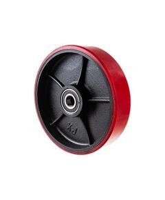 P80 Колесо для гидравлических тележек d 200х50 мм (полиуритан) 1001405, фото  - Метэкс