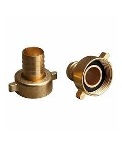 Штуцер латунь 15х8 (1/2"х8) ВР с накидной гайкой, фото  - Метэкс