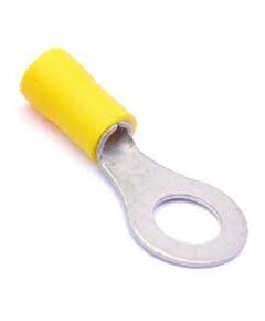 Наконечник кольцевой изолированный ø 6.5 мм 4-6 мм² (НКи 6.0-6/НКи5,5-6) желтый REXANT 10шт/уп, фото  - Метэкс