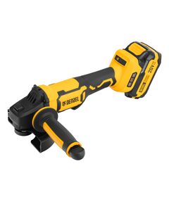 Шлифмашина угловая аккум. DENZEL б/щ (125мм, 1а/б 4А*ч 20В, ЗУ) AGH-BL-20-125 (27010), фото  - Метэкс