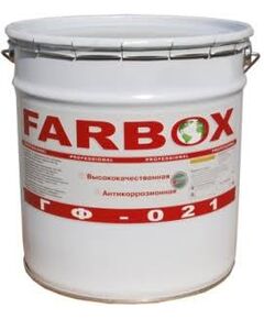 Грунт ГФ-021 серый 20 кг Farbox, фото  - Метэкс