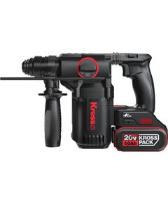 Перфоратор аккумуляторный KRESS SDS-Plus б/щ (2 а/б 5А*ч 20В, ЗУ) KH382 (KH382), фото  - Метэкс