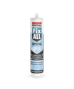 Клей-герметик SOUDAL FIX ALL CRYSTAL эластичный б/цв 290 мл, фото  - Метэкс