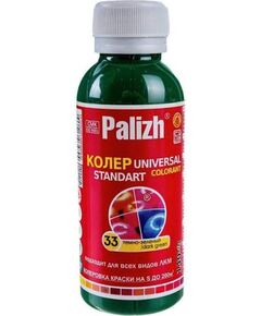 Колеровочная паста Темно-зеленый №33 100 мл Palizh, фото  - Метэкс