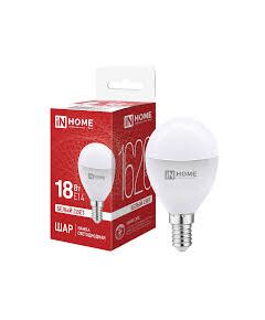 Лампочка IN HOME LED-ШАР-VC 18 Вт E14 4000K, фото  - Метэкс
